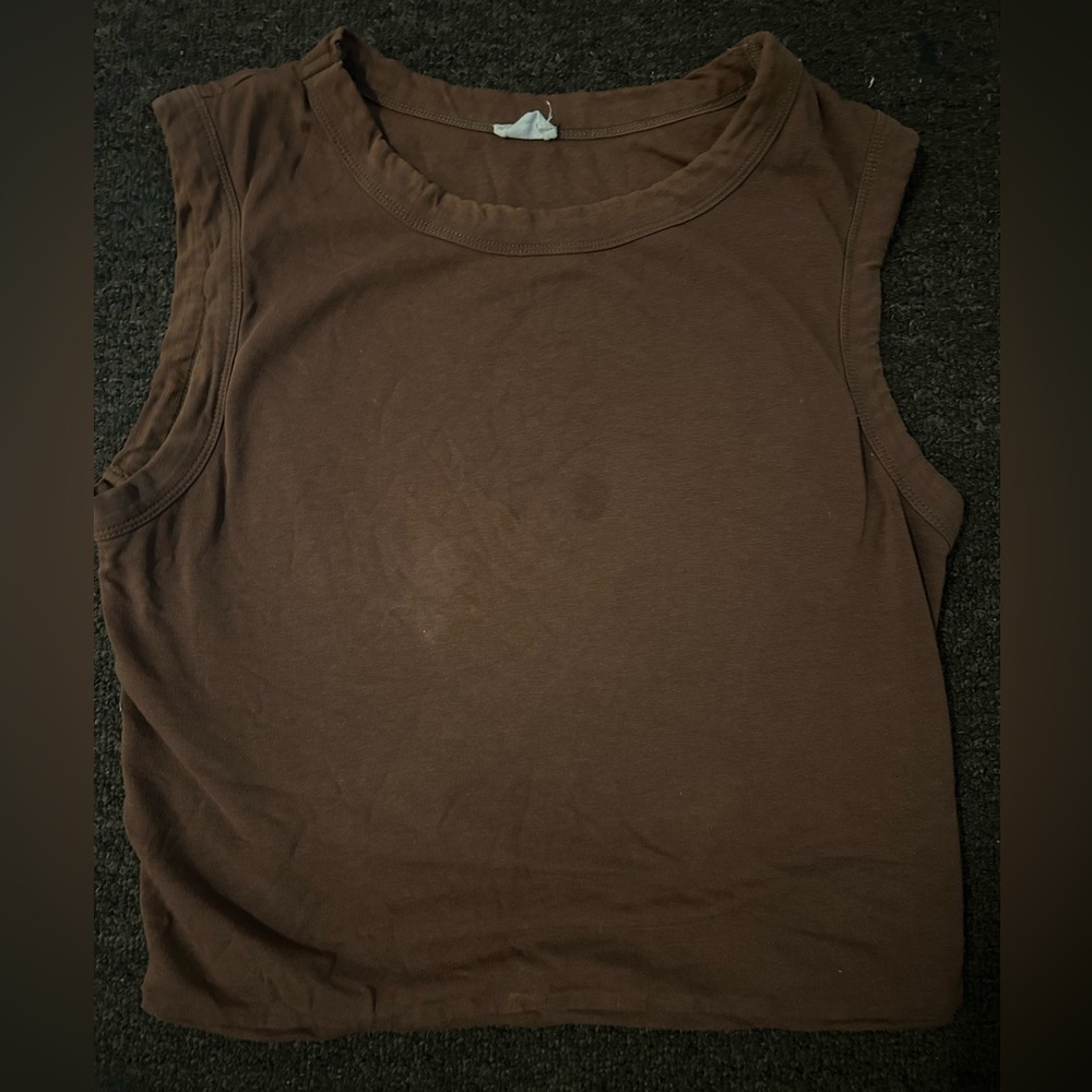cotton on Sleeveless tank Brown